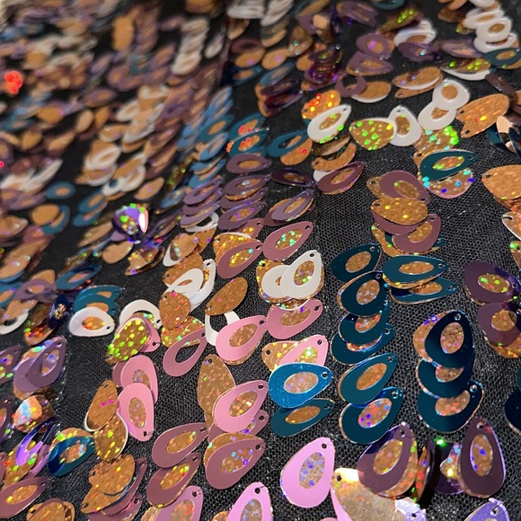 Emerald Sunday Sequined Mini Dress - Picture 3 of 4